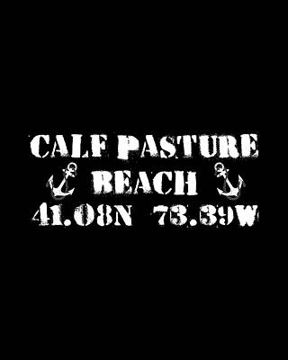 Cool Wall Art featuring the digital art Calf Pasture Beach Norwalk by Flippin Sweet Gear