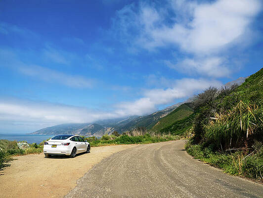 California Coast from Nacimiento Road by Joe Schofield