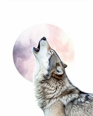 Wall Art featuring the drawing Call Of The Wild by Land of Dreams