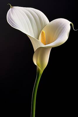 Vibrant Wall Art featuring the photograph Calla Lily by Land of Dreams