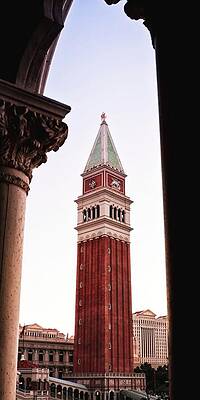 Las Vegas Photograph - Campanile Di San Marco Bell Tower In Las Vegas by Tatiana Travelways