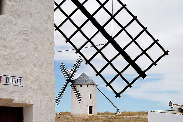 Spain Photograph - Campo De Criptana - Windmills 1 by Richard Reeve