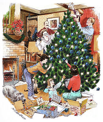 1981 Christmas In Canada Print