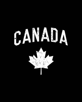 Humor Wall Art featuring the digital art Canada Maple Leaf by Flippin Sweet Gear
