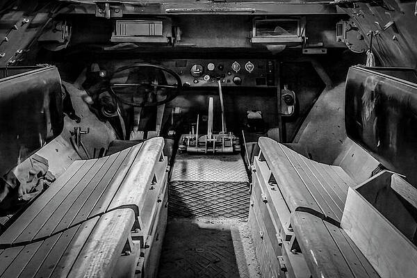 Interior of Military Vehicle Cockpit Wall Art