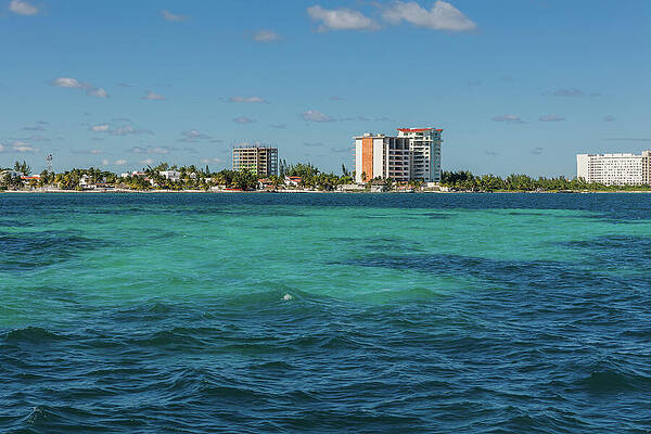 Architecture Photograph - Cancun Shoreline by Nova Rae