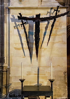Wall Art featuring the photograph Canterbury Cathedral Side Chapel by Shirley Mitchell