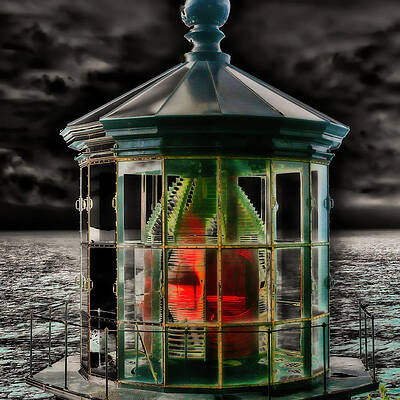 Oregon Photograph - Cape Meares Lighthouse by Bruce Block