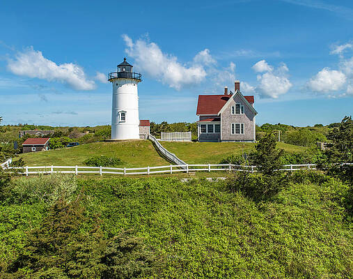 Massachusetts Photograph - Cape Summers At Nobska Lighthouse by Veterans Aerial Media LLC