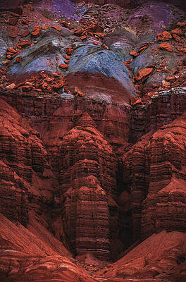Park Photograph - Capitol Reef Mummy Cliffs, UT - Vertical by Abbie Warnock