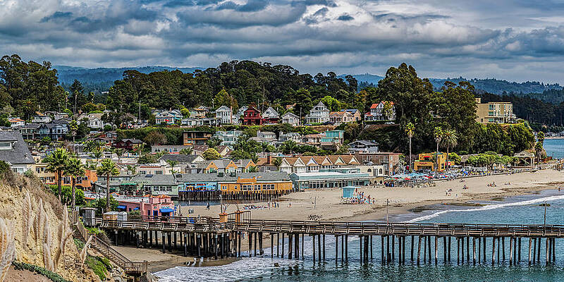 Nature Wall Art featuring the photograph Capitola Village California by Tommy Farnsworth