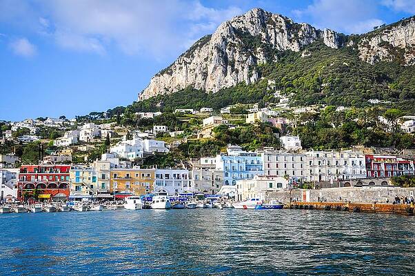 Wall Art featuring the photograph Capri Island by Rebecca Herranen