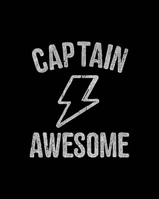 Awesome Digital Art - Captain Awesome by Flippin Sweet Gear