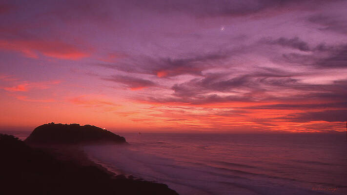 Sunset Photograph - Carmel Sunset by Barbara Siegel