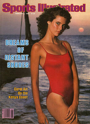 Carol Alt on Sports Illustrated Cover Photograph