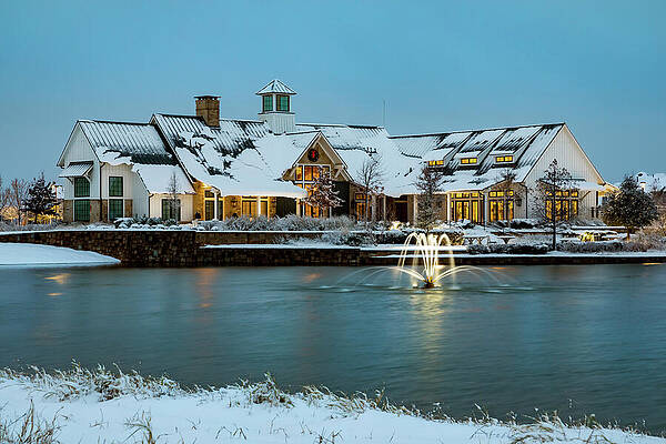 Winter Wall Art featuring the photograph Carriage House Winter by Kelley King