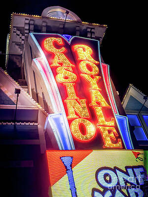 Wall Art featuring the photograph Casino Royale On The Las Vegas Strip by FeelingVegas Wall Art and Prints