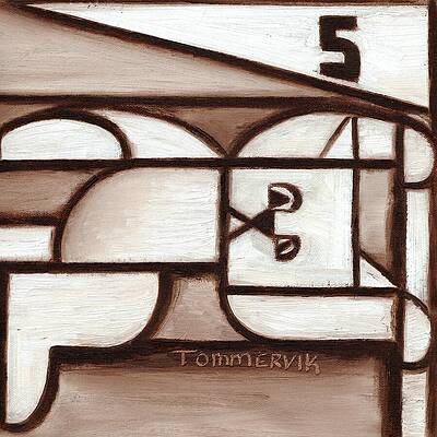 Animal Painting - Cat 5 Hurricane Art Print by Tommervik