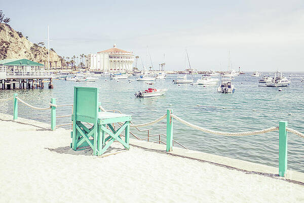 Wall Art featuring the photograph Catalina Island Avalon Bay And Casino Photo by Paul Velgos