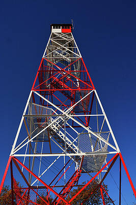 Wall Art featuring the photograph Catfish Fire Tower 100 Year Anniversary by Raymond Salani III