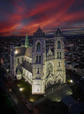 Wall Art featuring the photograph Cathedral Basilica Of The Sacred Heart NJ by Susan Candelario