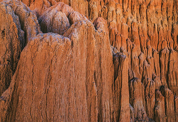 Park Photograph - Cathedral Gorge Bentonite Mounds, Nevada by Abbie Warnock