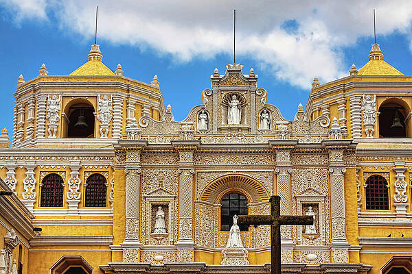 Photograph - Cathedral In Antigua, Guatemala by Tatiana Travelways