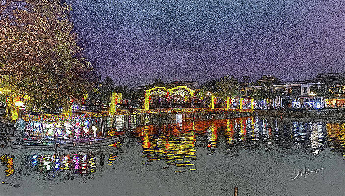 Cau An Hoi Bridge by Ed Wilkerson