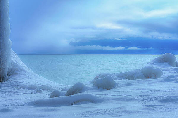 Country Wall Art featuring the photograph Cave Point by James Overesch