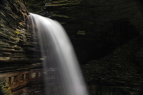 Beautiful Photograph - Cavern Cascade by Todd Wilkinson