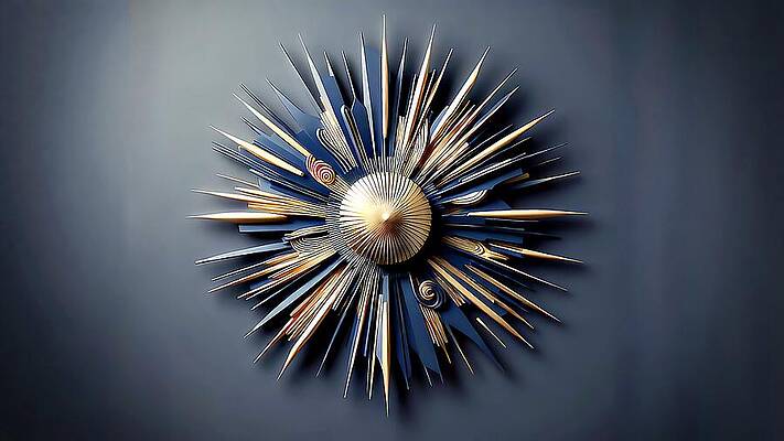 Vibrant Digital Art - CBS Sunday Morning Sun Art 07.27.2025 by David Manlove