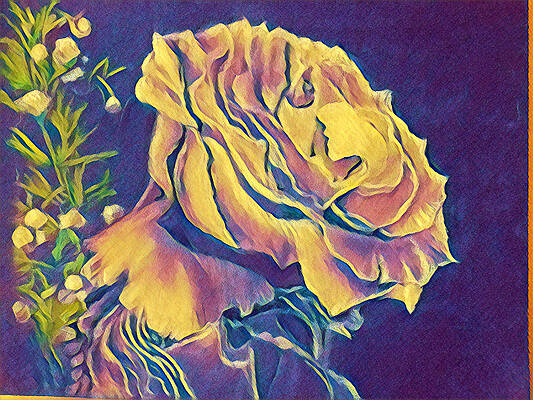 Wall Art featuring the photograph Celebration In Gold by Juliette Becker