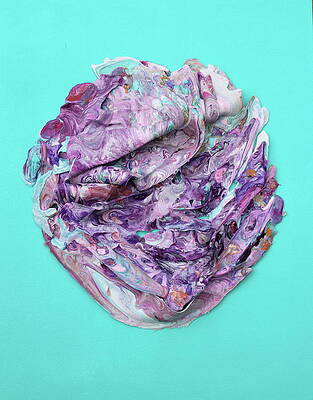 Textured Wall Art featuring the painting Celeste 2 by Madeleine Arnett