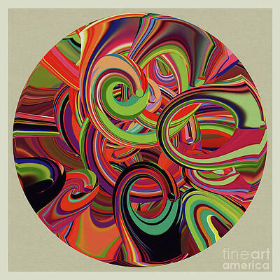 Wall Art featuring the digital art Centre Of Attention by BFA Prints