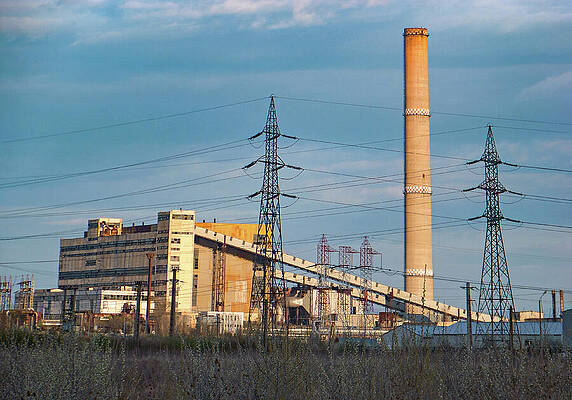 Photograph - CET II Oradea Thermal Power Plant In 2010 - Photo by Nicko Prints