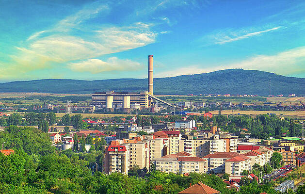Photograph - CET II Oradea Thermal Power Plant In July 2011 - Photo by Nicko Prints