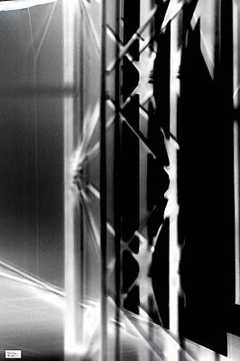 Abstract Light and Shadow Play Wall Art