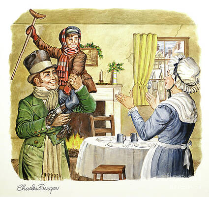Christmas Stories - Charles Dickens' A Christmas Carol Print