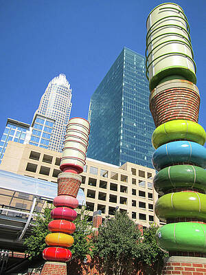 Wall Art featuring the photograph Charlotte North Carolina by Mary Lee Dereske