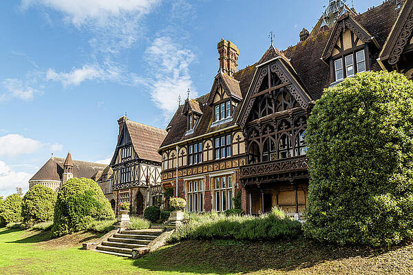 Charming Tudor-Style Country Manor Wall Art