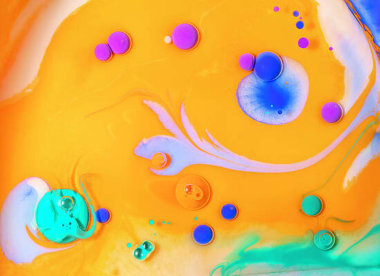 Abstract Wall Art featuring the photograph Chasing Colorful Dreams by Elvira Peretsman