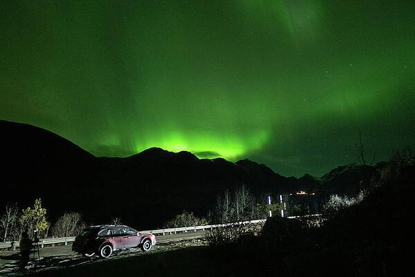 Landscape Wall Art featuring the photograph Chasing The Auroa by Harry Banks