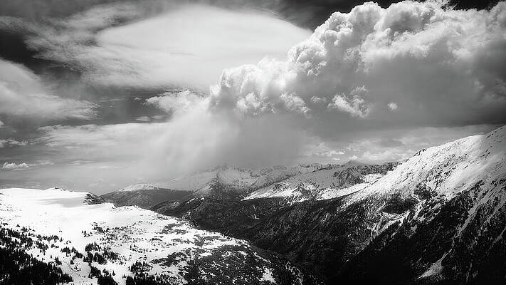 Mountain Photograph - Chasing The Clouds by Dodie Ross