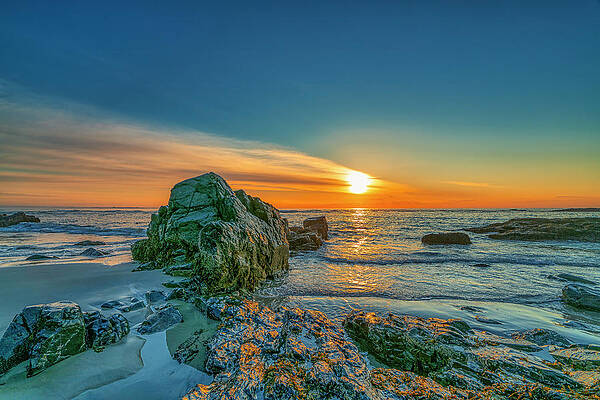 Maine Wall Art featuring the photograph Chasing The Light by Penny Polakoff