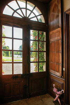Wall Art featuring the photograph Chateau Door by Lisa Chorny