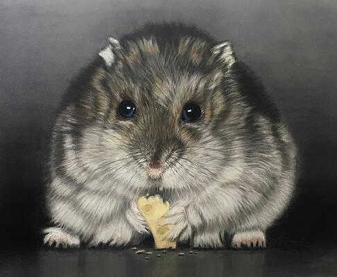 Wall Art featuring the pastel Cheese Please by Marlene Little