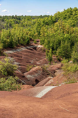 Outdoors Photograph - Cheltenham Badlands Landscape 4 by John Twynam