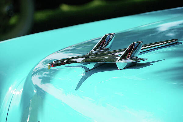 Vintage Car Hood Ornament Wall Art