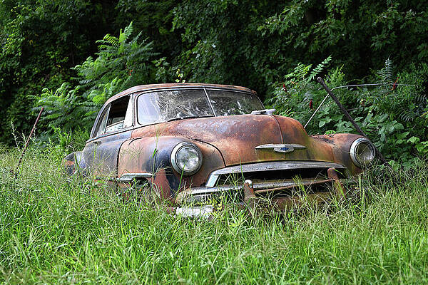 Wall Art featuring the photograph Chevy Deluxe by Steven Nelson