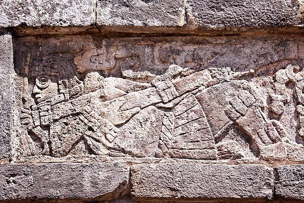 Mexico Wall Art featuring the photograph Chichen Itza Spaceman by Tatiana Travelways